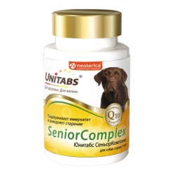 Юнитабс SeniorComplex для собак старше 7 лет, уп. 100 таб.