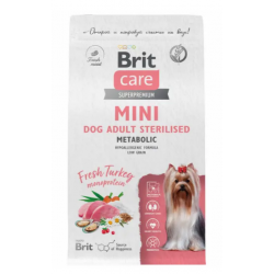 Brit Care Mini сухой корм для взрослых собак мелких пород, индейка и ягненок, 400 г