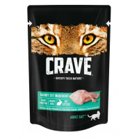 Crave пауч для кошек кролик в желе 70 г 