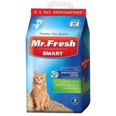 Mr.Fresh Smart Наполнитель для короткошерстных кошек