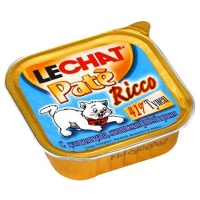 Lechat паштет с тунцом, океанической рыбой и рисом для кошек, 100 г