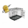 DUVO+ Клетка двухдверная для собак "Pet Kennel Top Line", черная