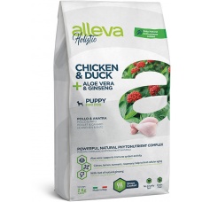 Alleva Holistic Chicken & Duck + Aloe vera & Ginseng Puppy Mini