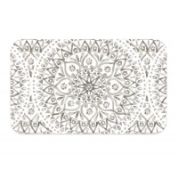 TARHONG Коврик под миски "Boho Medallion", бежевая с рисунком, 48х29см