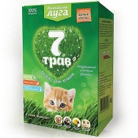 ТРАВКА "Альпийские луга" 7 трав для кошек 75г (лоток) A202