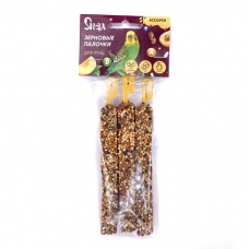 Зерновые палочки для птиц "Snax" ассорти (витам. и минер., орех, абрикос) 3 шт (75г)