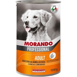 Morando Professional консервы для собак с кусочками Ягненка и рисом