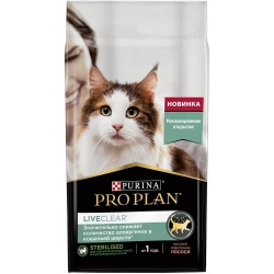 Pro Plan LiveClear сухой корм для стерилизованных кошек лосось