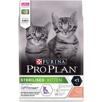 Pro Plan сухой корм для стерилизованных котят лосось